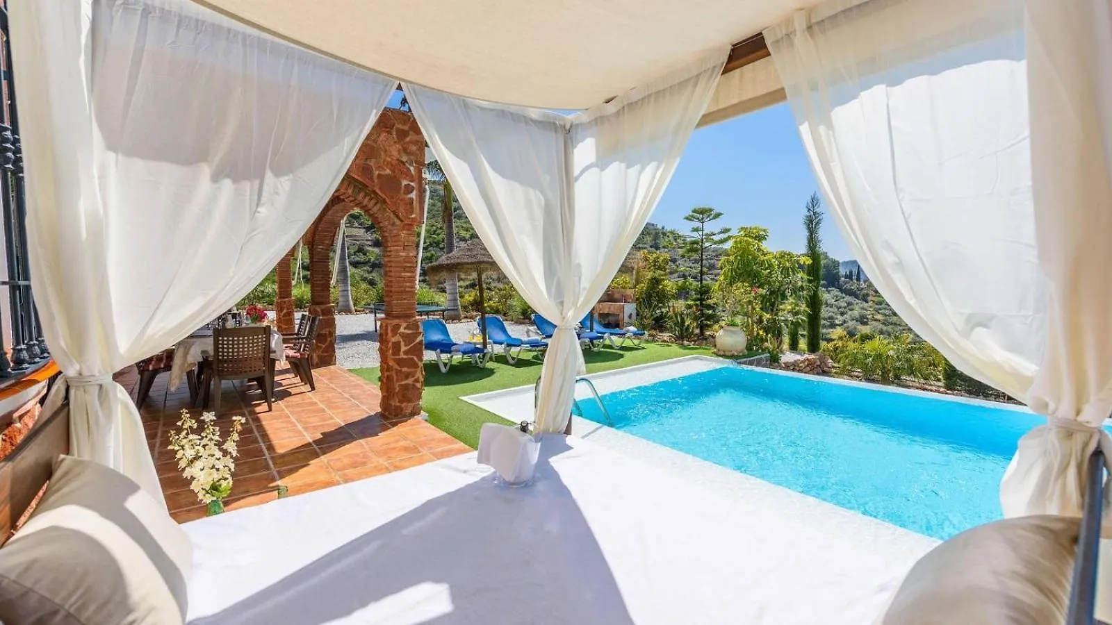 Ferienhaus Villa Las Palmeras De Torrox By Ruralidays Spanien
